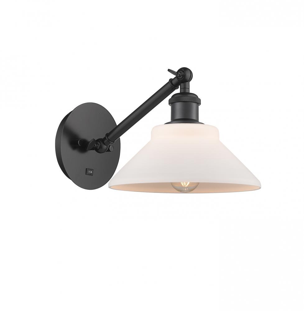 Orwell - 1 Light - 8 inch - Matte Black - Sconce