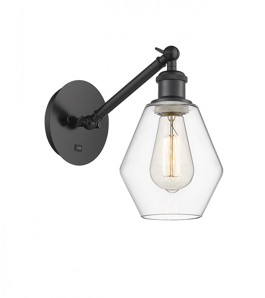 Cindyrella - 1 Light - 6 inch - Matte Black - Sconce