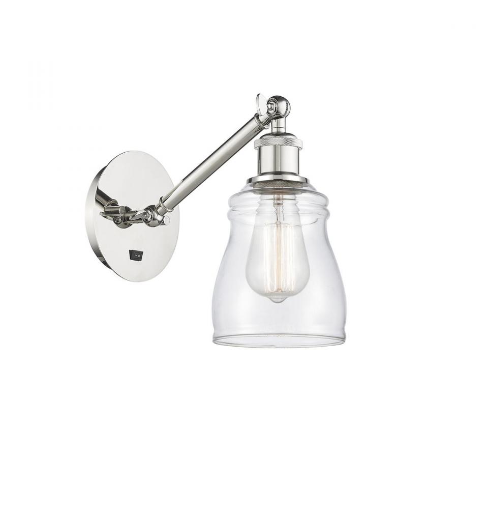 Ellery - 1 Light - 5 inch - Polished Nickel - Sconce