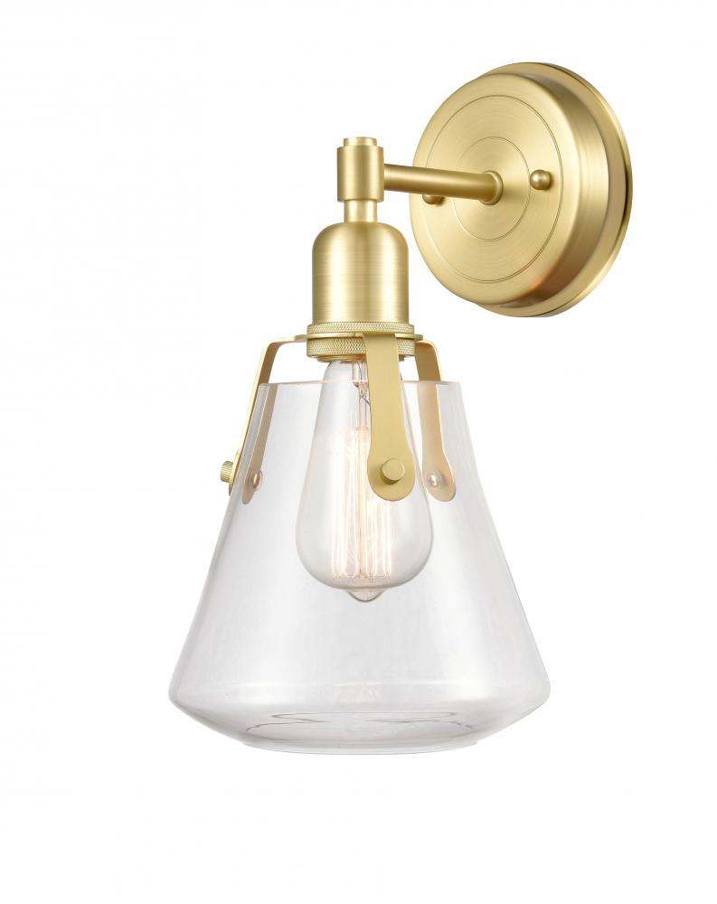 Luna - 1 Light - 7 inch - Satin Brass - Bath Vanity Light