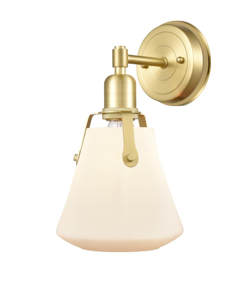 Luna - 1 Light - 7 inch - Satin Brass - Bath Vanity Light