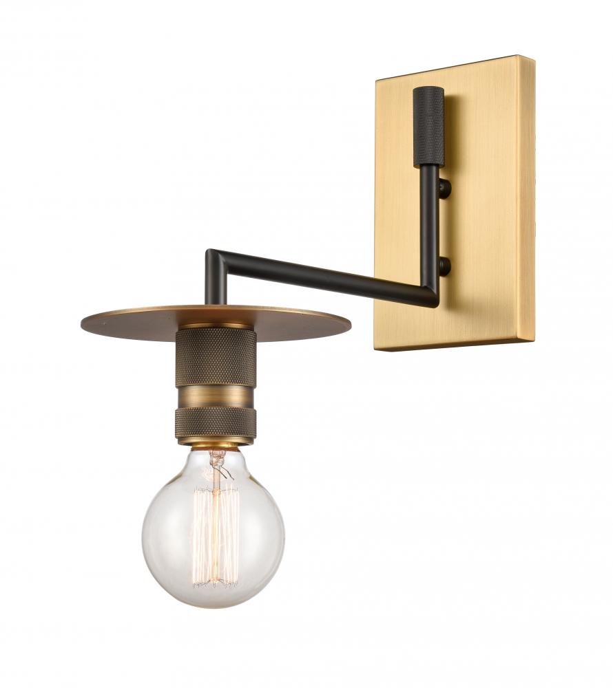 Aurora - 1 Light - 6 inch - Black Brushed Brass - Sconce