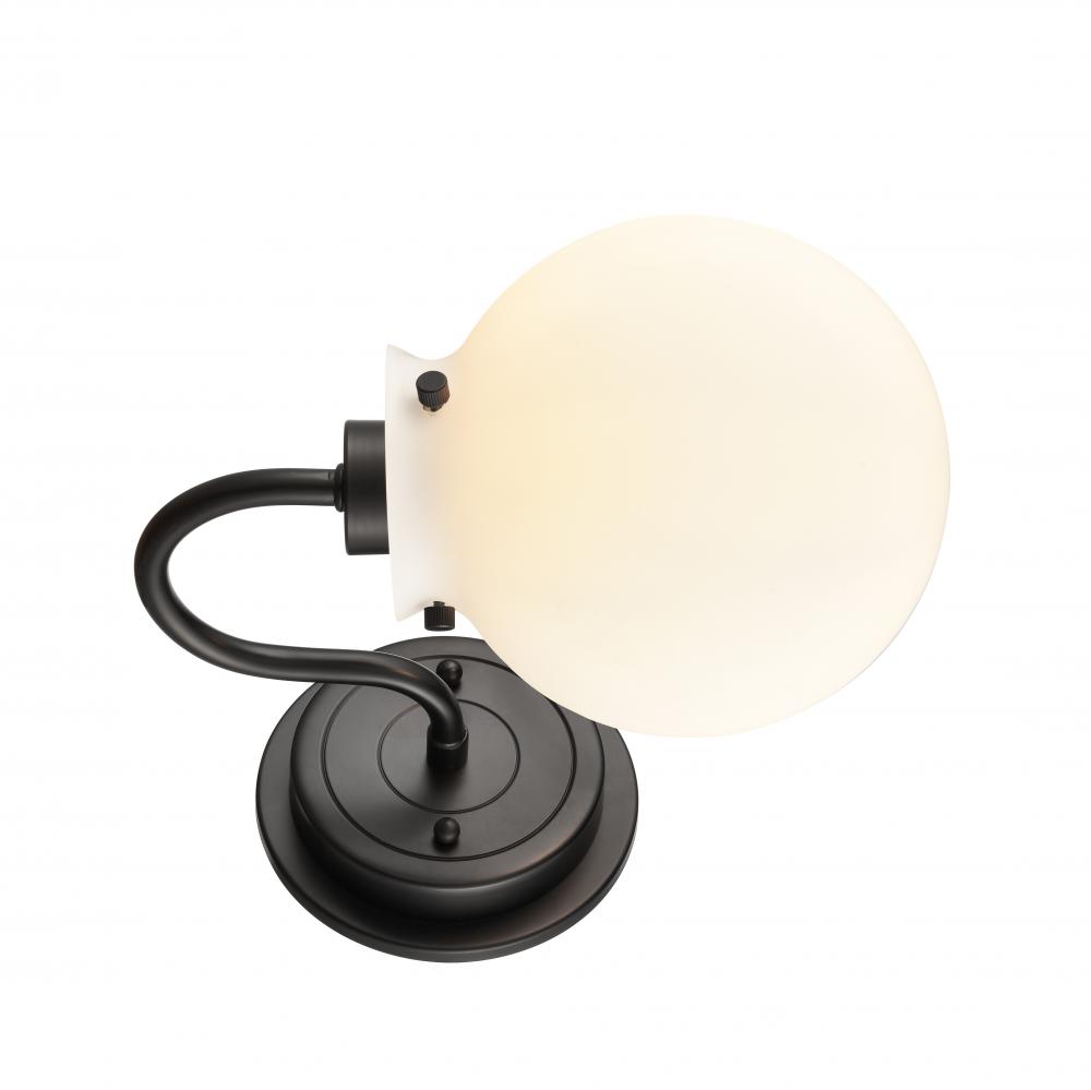 Olivia - 1 Light - 6 inch - Matte Black - Bath Vanity Light