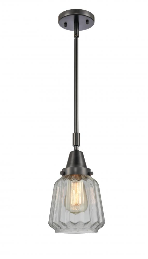 Chatham - 1 Light - 7 inch - Matte Black - Mini Pendant