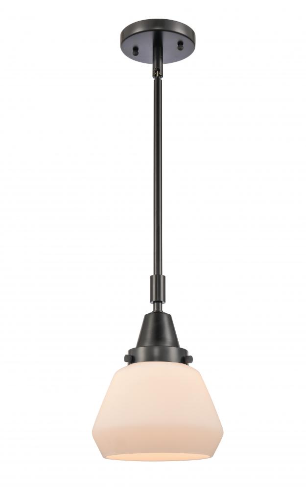 Fulton - 1 Light - 7 inch - Matte Black - Mini Pendant