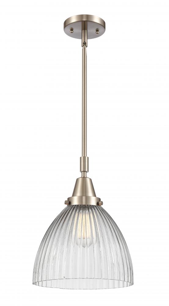 Seneca Falls - 1 Light - 10 inch - Brushed Satin Nickel - Mini Pendant