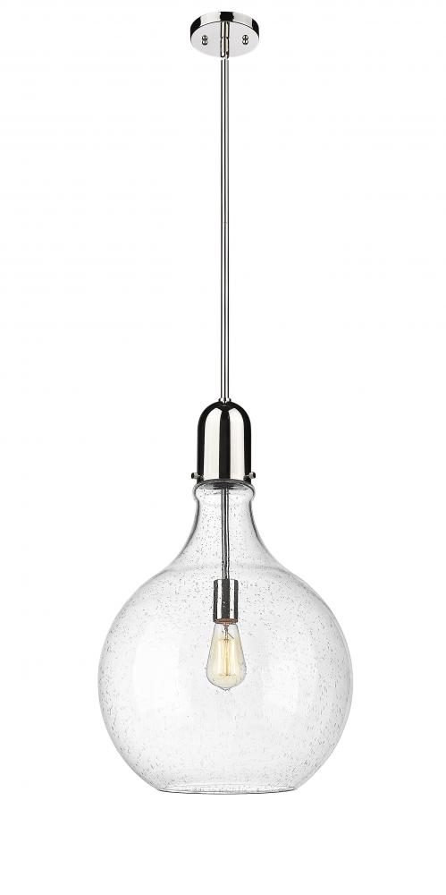 Amherst - 1 Light - 16 inch - Polished Nickel - Stem hung - Pendant