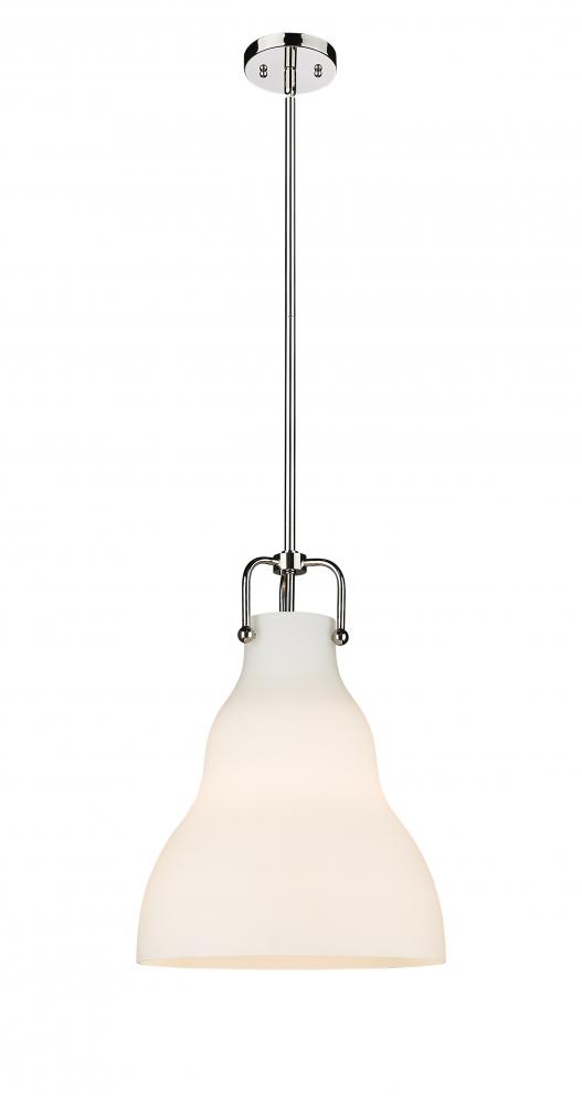 Haverhill - 1 Light - 14 inch - Polished Nickel - Stem hung - Pendant