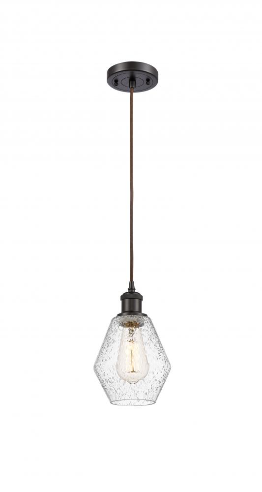 Cindyrella - 1 Light - 6 inch - Oil Rubbed Bronze - Cord hung - Mini Pendant