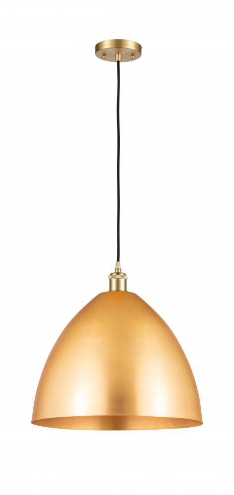 Bristol - 1 Light - 16 inch - Satin Gold - Cord hung - Mini Pendant