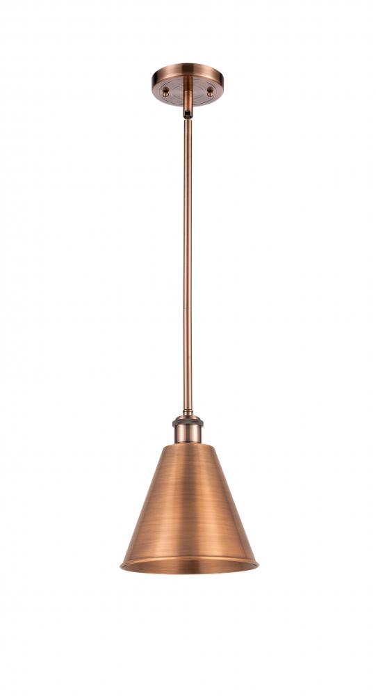 Berkshire - 1 Light - 8 inch - Antique Copper - Pendant