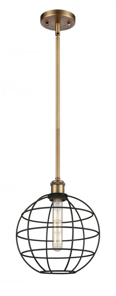 Lake Placid - 1 Light - 10 inch - Brushed Brass - Mini Pendant