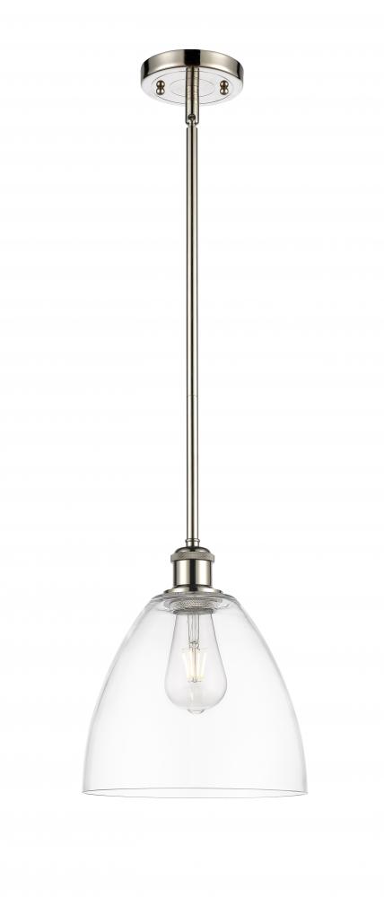 Bristol - 1 Light - 9 inch - Polished Nickel - Mini Pendant