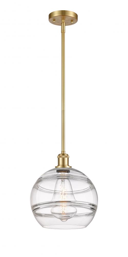 Rochester - 1 Light - 10 inch - Satin Gold - Mini Pendant