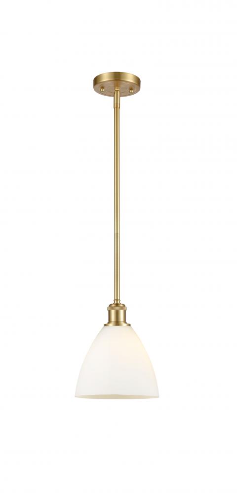 Bristol - 1 Light - 8 inch - Satin Gold - Mini Pendant