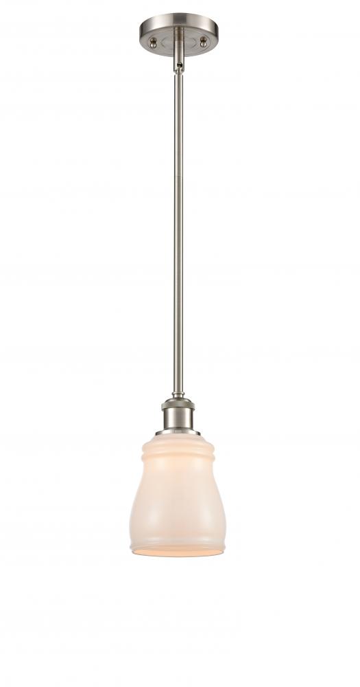 Ellery - 1 Light - 5 inch - Brushed Satin Nickel - Mini Pendant