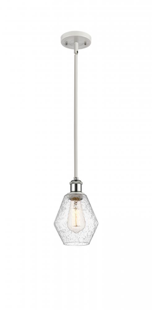 Cindyrella - 1 Light - 6 inch - White Polished Chrome - Mini Pendant