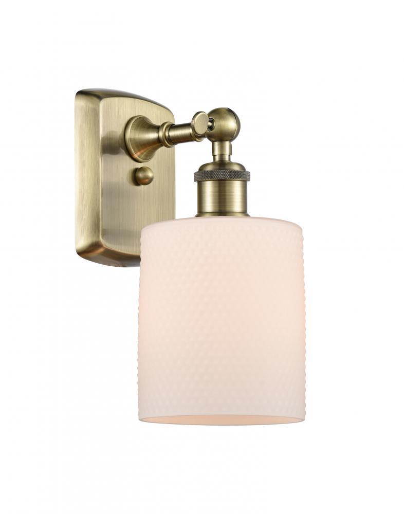 Cobbleskill - 1 Light - 5 inch - Antique Brass - Sconce