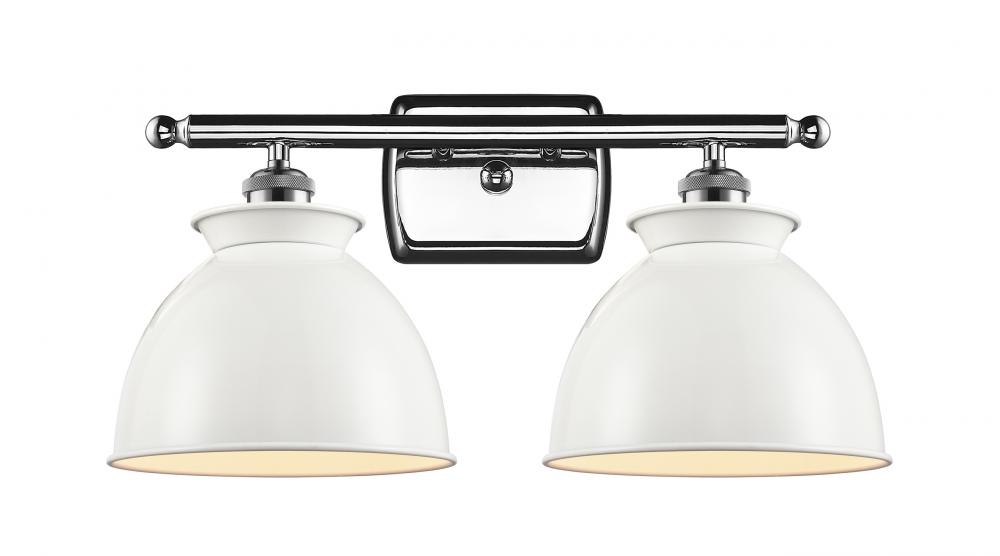 Adirondack - 2 Light - 18 inch - Polished Chrome - Bath Vanity Light