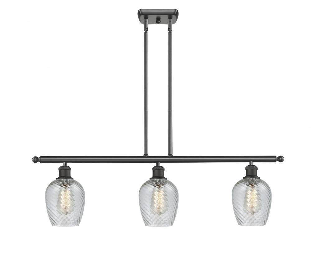 Salina - 3 Light - 36 inch - Oil Rubbed Bronze - Cord hung - Island Light