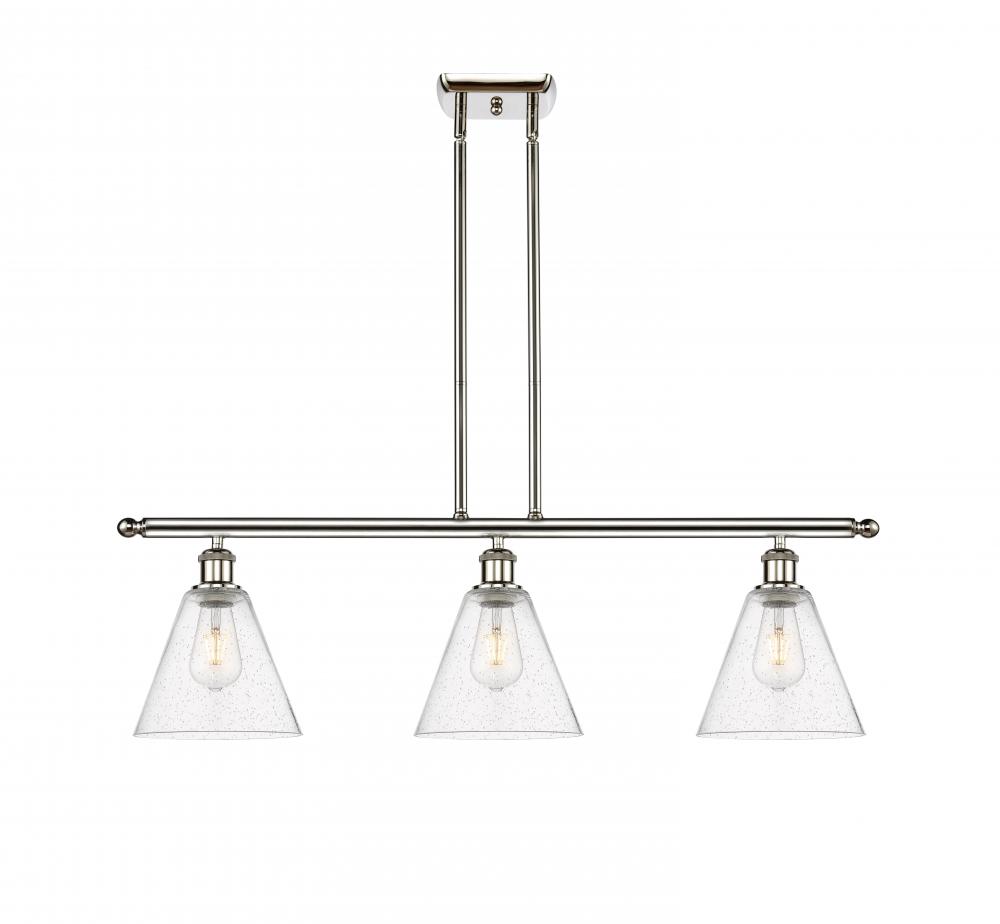 Berkshire - 3 Light - 36 inch - Polished Nickel - Cord hung - Island Light