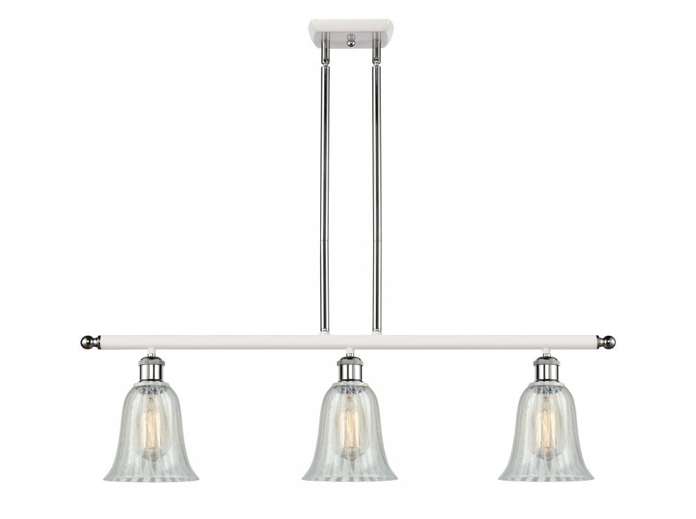 Hanover - 3 Light - 36 inch - White Polished Chrome - Cord hung - Island Light