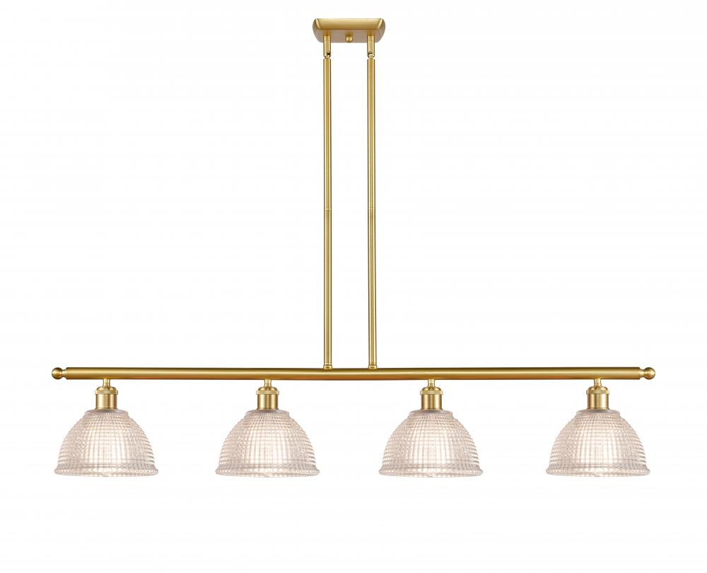 Arietta - 4 Light - 48 inch - Satin Gold - Cord hung - Island Light