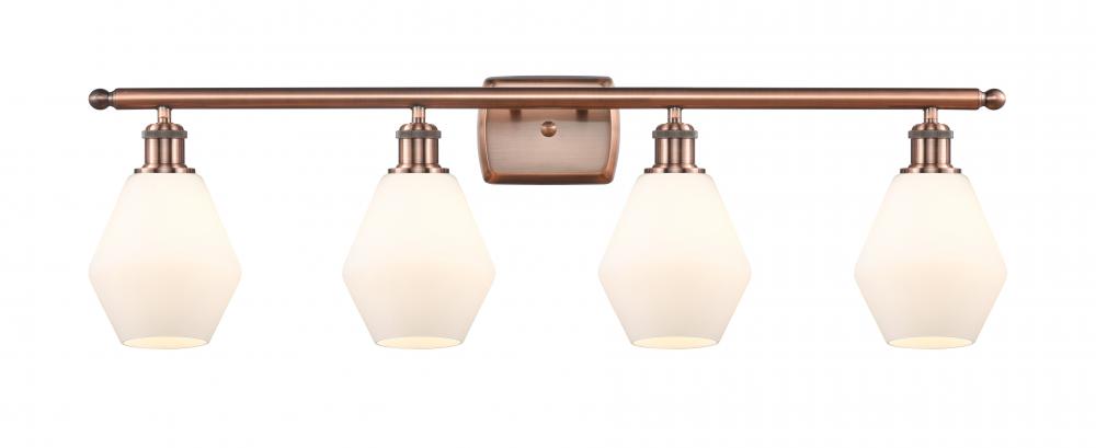 Cindyrella - 4 Light - 36 inch - Antique Copper - Bath Vanity Light