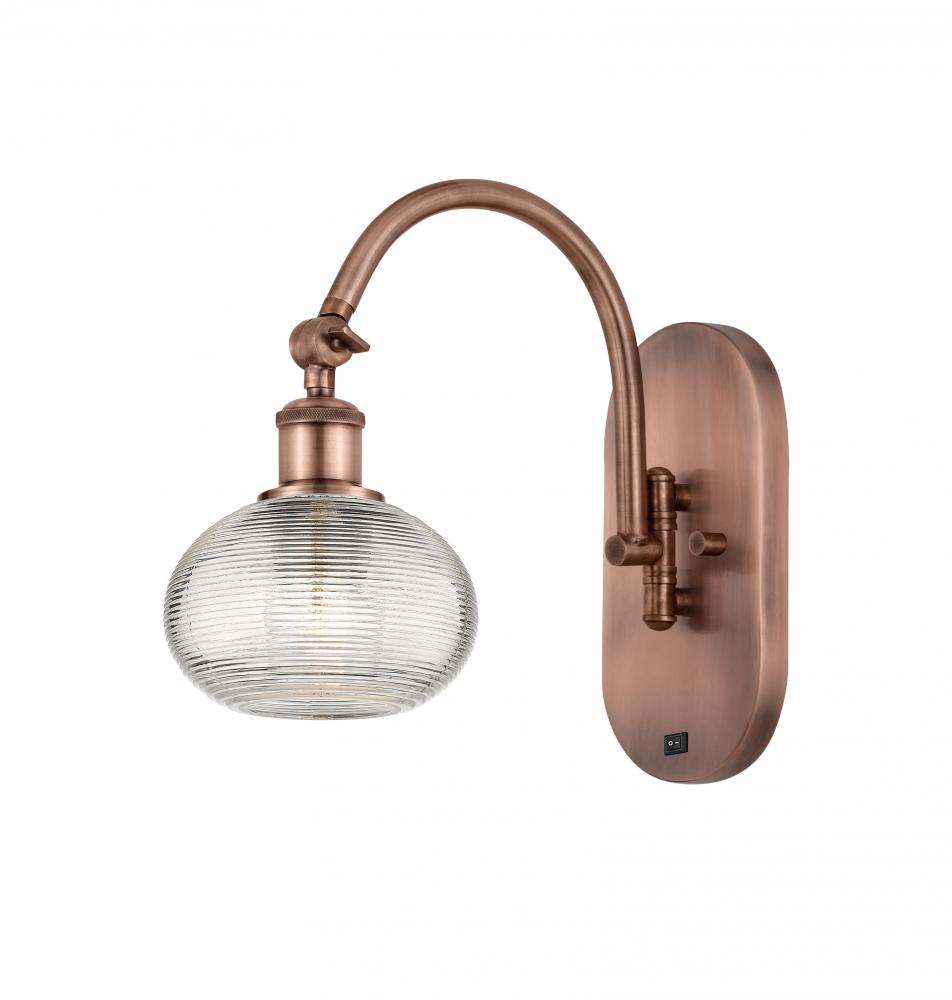 Ithaca - 1 Light - 6 inch - Antique Copper - Sconce