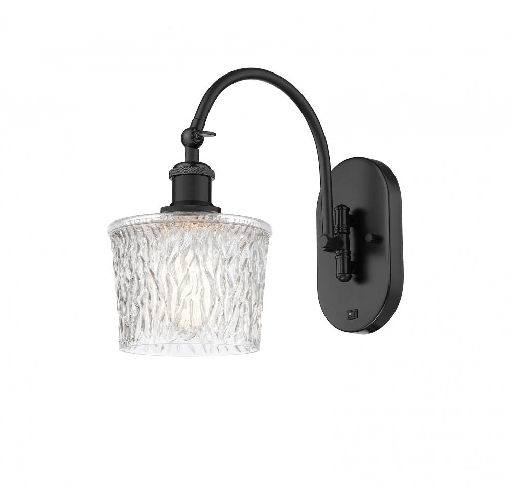 Niagara - 1 Light - 7 inch - Matte Black - Adjustable Swing Arm