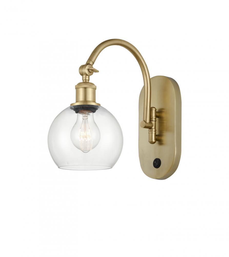 Athens - 1 Light - 6 inch - Satin Gold - Sconce