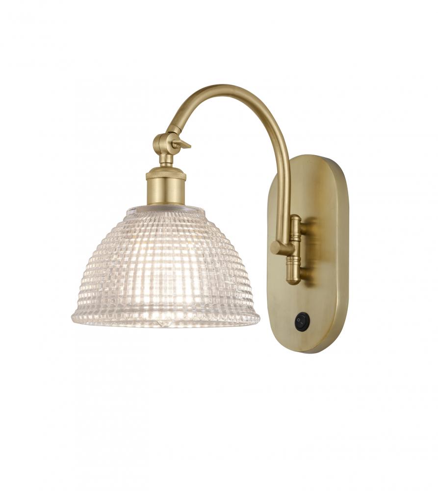 Arietta - 1 Light - 8 inch - Satin Gold - Sconce