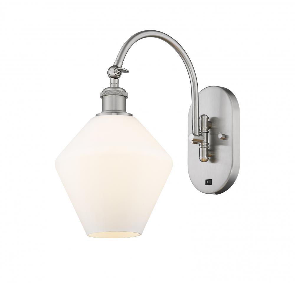 Cindyrella - 1 Light - 8 inch - Brushed Satin Nickel - Adjustable Swing Arm