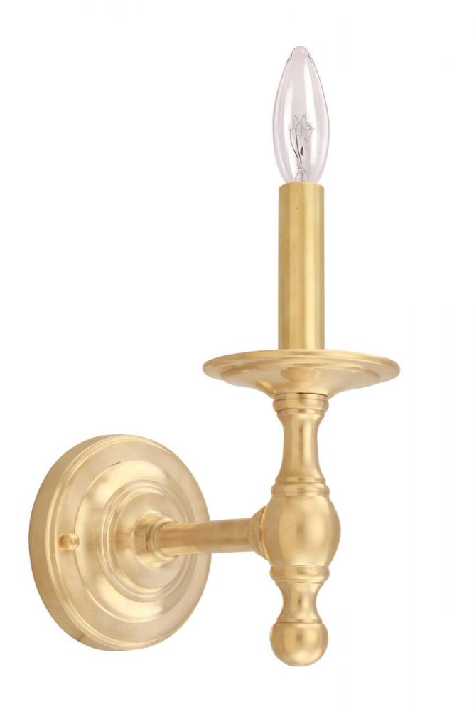 Sonia - 1 Light - 5 inch - Natural Brass - Sconce