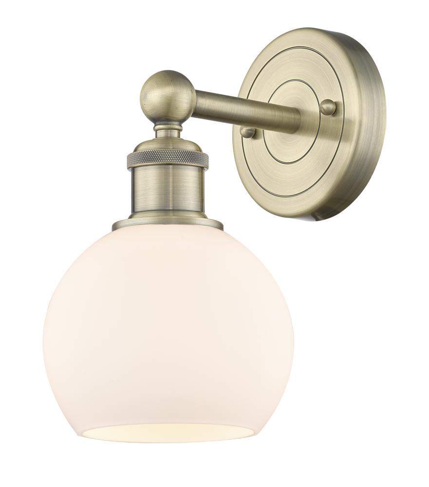 Athens - 1 Light - 6 inch - Antique Brass - Sconce