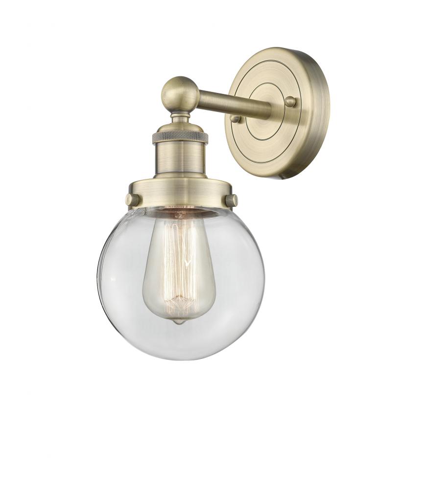 Beacon - 1 Light - 6 inch - Antique Brass - Sconce