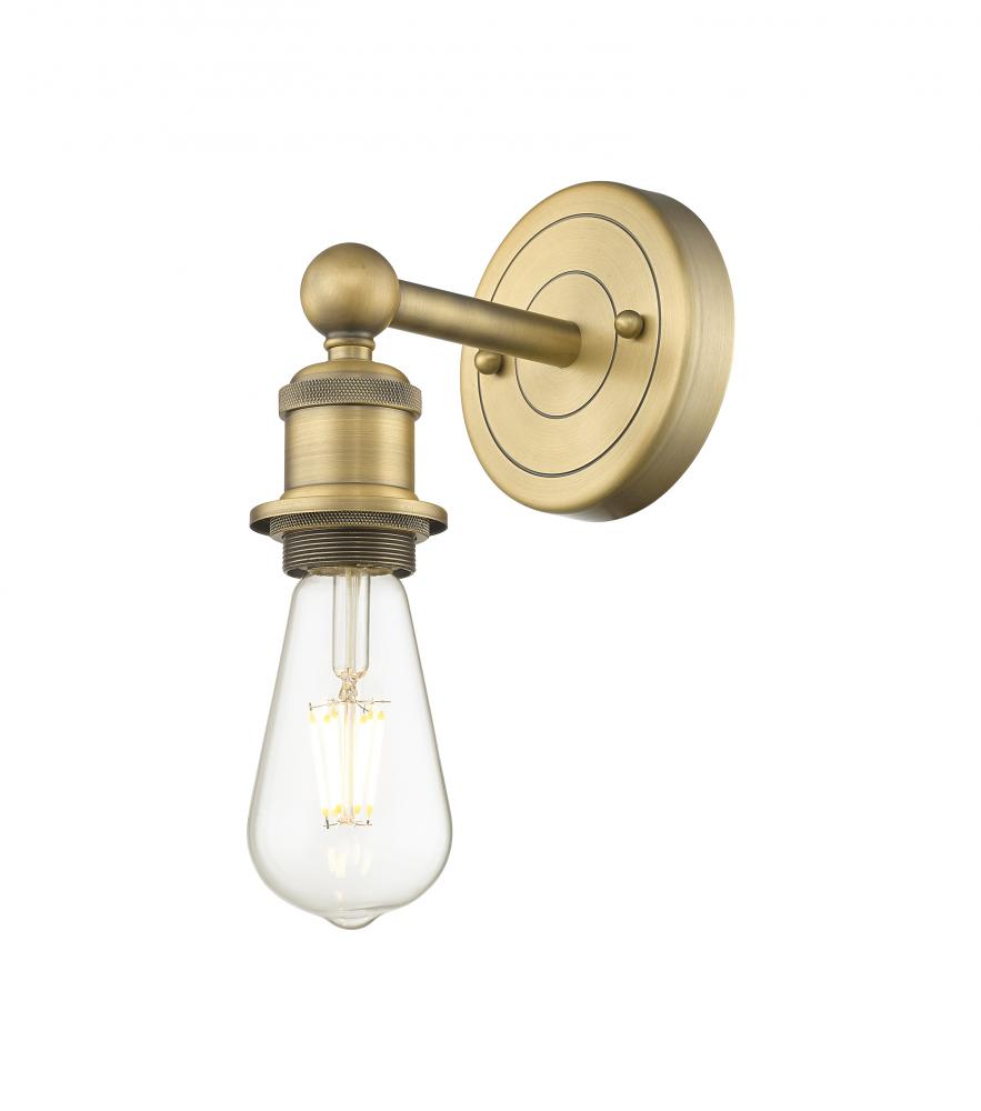 Edison - 1 Light - 5 inch - Brushed Brass - Sconce