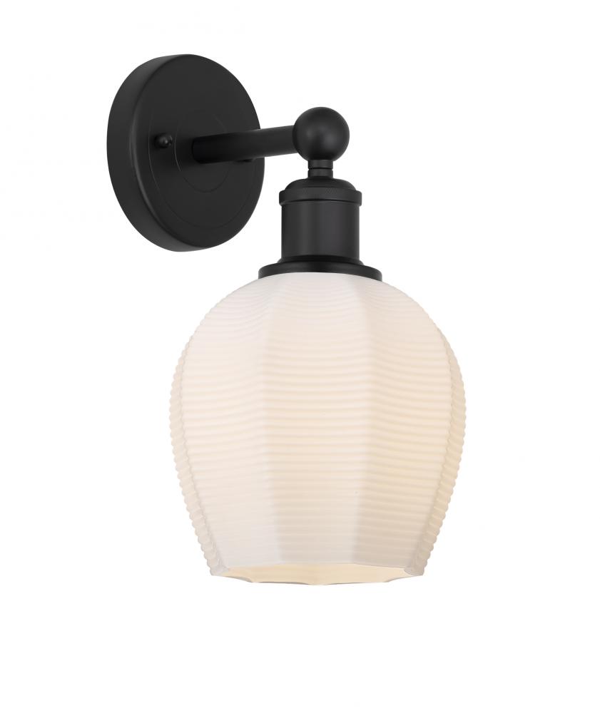 Norfolk - 1 Light - 6 inch - Matte Black - Sconce