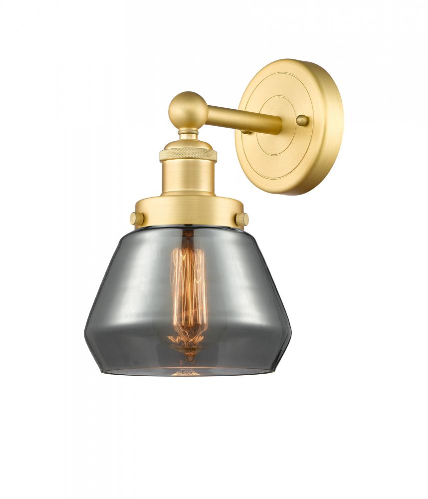 Fulton - 1 Light - 7 inch - Satin Gold - Sconce