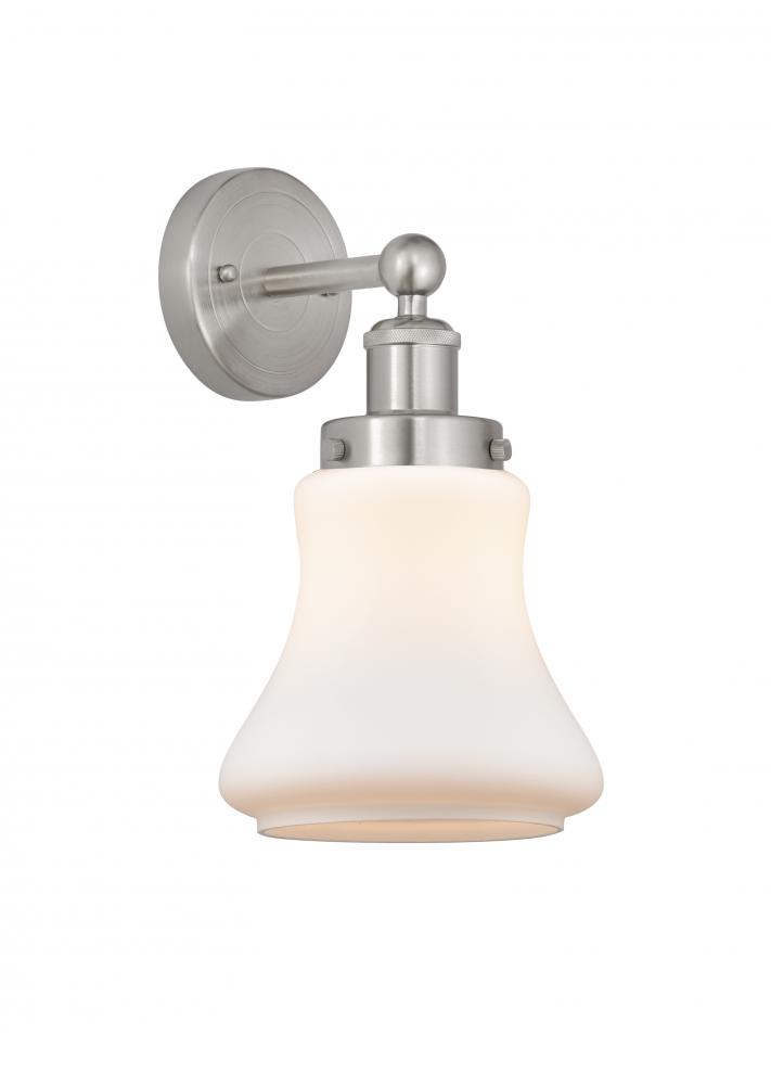 Bellmont - 1 Light - 6 inch - Brushed Satin Nickel - Sconce