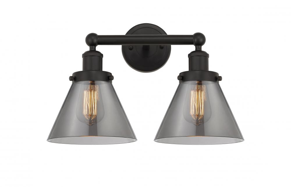 Cone - 2 Light - 17 inch - Oil Rubbed Bronze - Bath Vanity Light