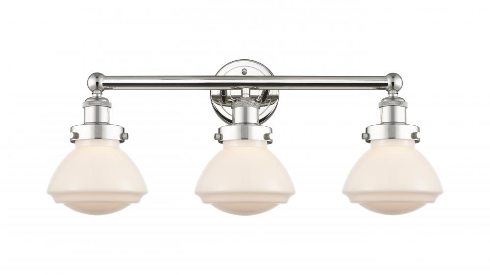 Olean - 3 Light - 25 inch - Polished Nickel - Bath Vanity Light