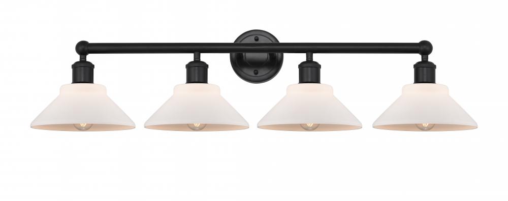 Orwell - 4 Light - 35 inch - Matte Black - Bath Vanity Light