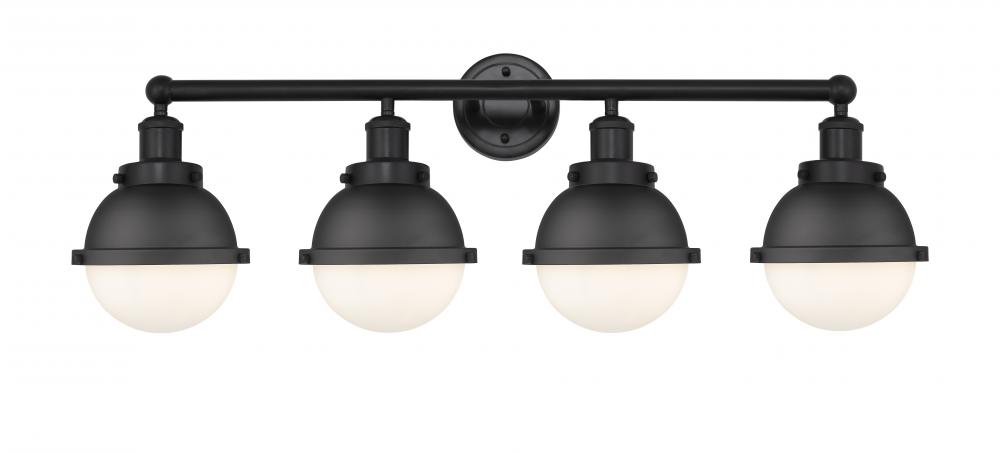 Hampden - 4 Light - 34 inch - Matte Black - Bath Vanity Light