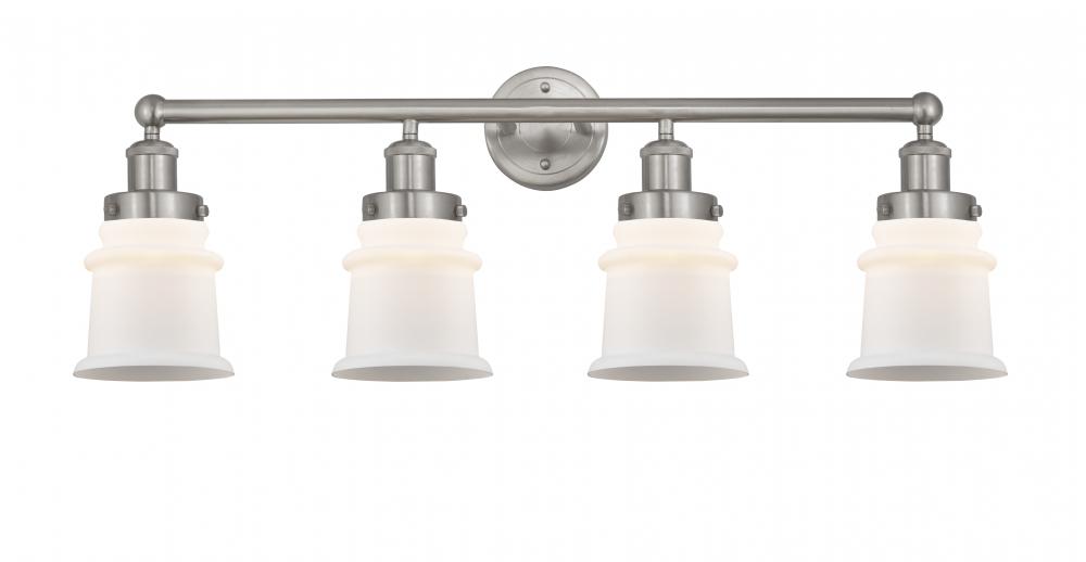 Canton - 4 Light - 32 inch - Brushed Satin Nickel - Bath Vanity Light