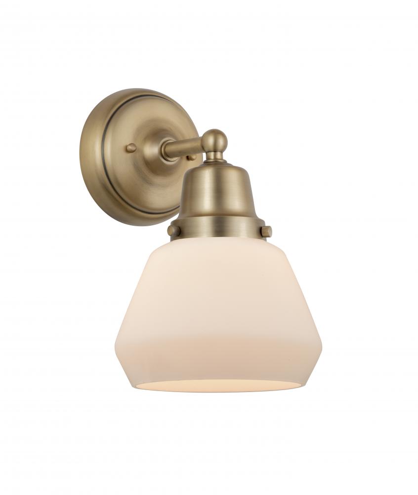 Fulton - 1 Light - 7 inch - Brushed Brass - Sconce