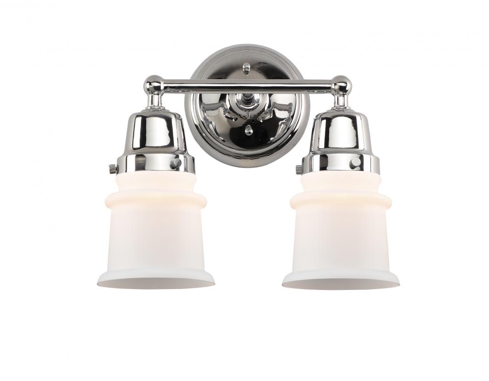 Canton - 2 Light - 13 inch - Polished Chrome - Bath Vanity Light