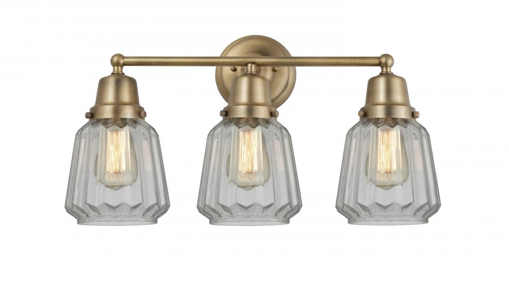 Chatham - 3 Light - 22 inch - Brushed Brass - Bath Vanity Light