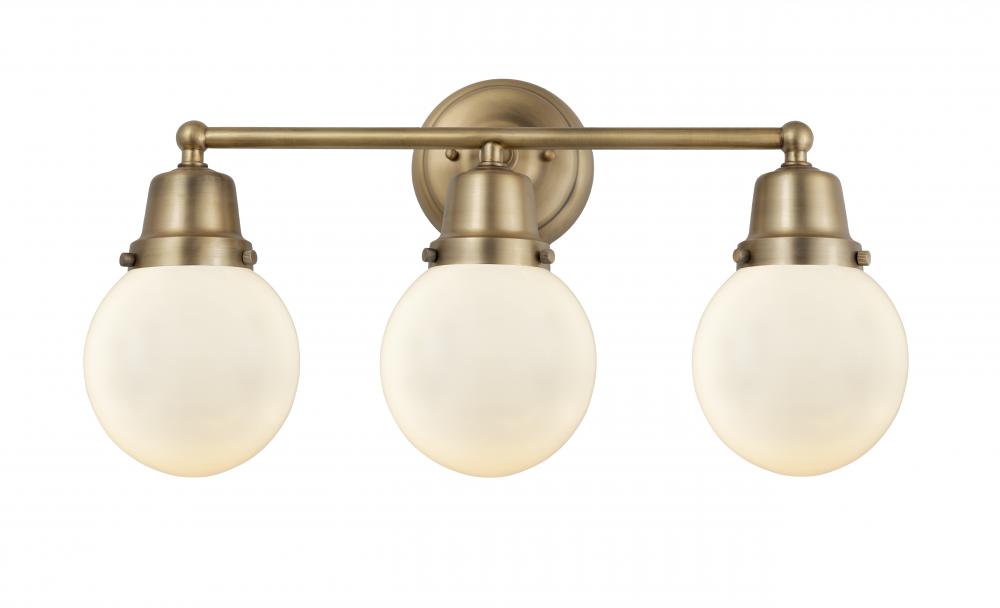 Beacon - 3 Light - 22 inch - Brushed Brass - Bath Vanity Light