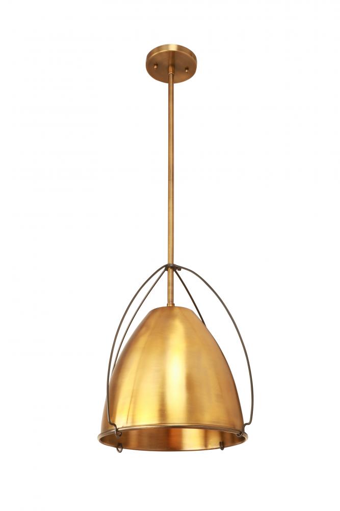 Rani - 1 Light - 14 inch - Black/Golden Bronze - Pendant